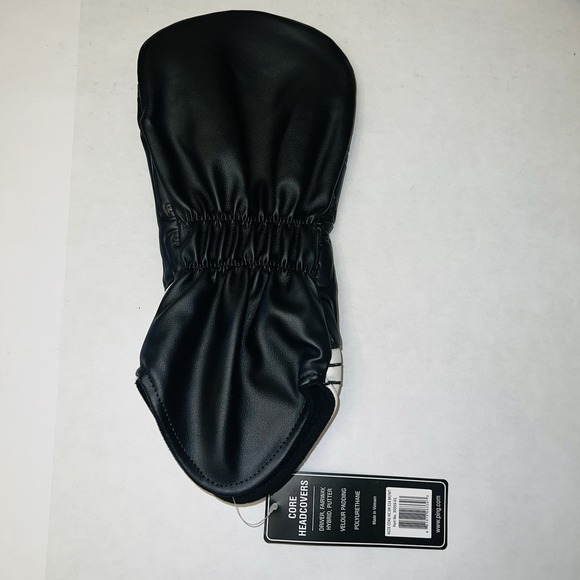 PING Core Driver Headcover RETRO White and Black Ping golf driver cover, NEW - Picture 2 of 3